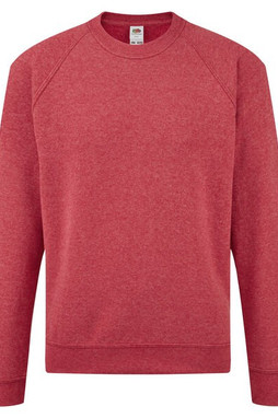 Fruit of the Loom 62-039-0 - Premium Kids Raglan Sweatshirt with Cotton Lycra Rib