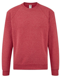Fruit of the Loom 62-039-0 - Premium Kids Raglan Sweatshirt with Cotton Lycra Rib
