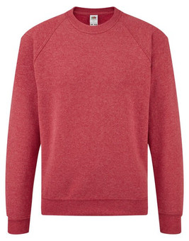 Fruit of the Loom 62-039-0 - Premium Kids Raglan Sweatshirt with Cotton Lycra Rib