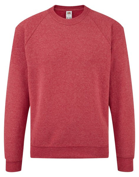 Fruit of the Loom 62-039-0 - Premium Kids Raglan Sweatshirt with Cotton Lycra Rib