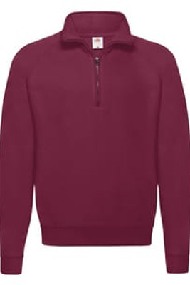 Fruit of the Loom 62-114-0 - Zip Neck Sweat