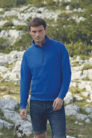 Fruit of the Loom 62-114-0 - Zip Neck Sweat