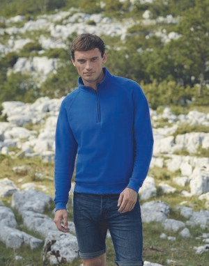 Fruit of the Loom 62-114-0 - Zip Neck Sweat