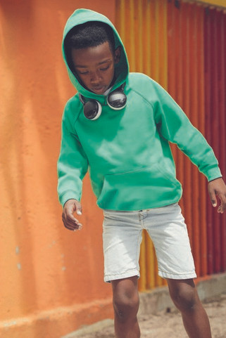 Fruit of the Loom 62-009-0 - Kids Soft Lightweight Hooded Sweatshirt with Pockets