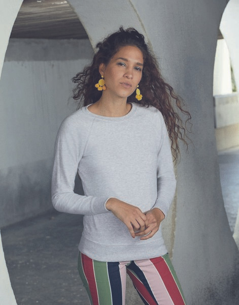 Fruit of the Loom 62-146-0 - Felpa donna leggera maniche raglan