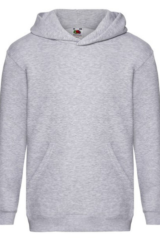 Fruit of the Loom 62-037-0 - Premium Kids Hooded Sweatshirt with Ribbed Cuffs