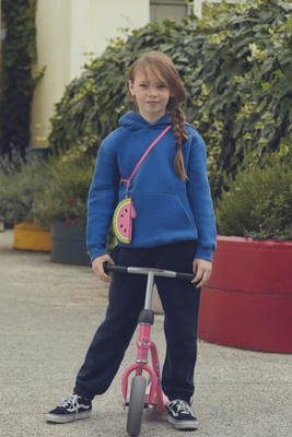 Fruit of the Loom 62-037-0 - Premium Kids Hooded Sweatshirt with Ribbed Cuffs