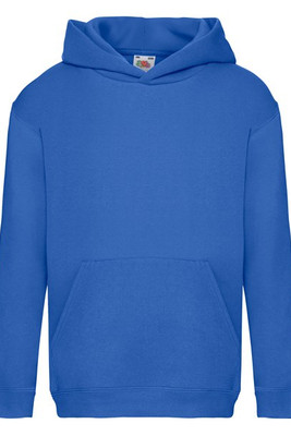 Fruit of the Loom 62-037-0 - Premium Kids Hooded Sweatshirt with Ribbed Cuffs