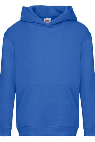 Fruit of the Loom 62-037-0 - Premium Kids Hooded Sweatshirt with Ribbed Cuffs
