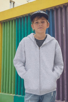 Fruit of the Loom 62-035-0 - Premium Cotton-Blend Hooded Zip Sweatshirt