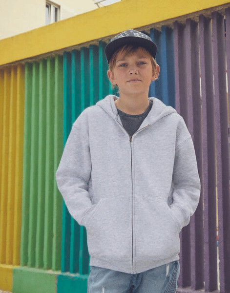 Fruit of the Loom 62-035-0 - Premium Cotton-Blend Hooded Zip Sweatshirt