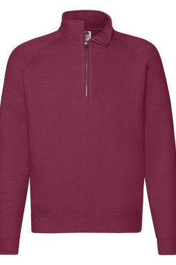Fruit of the Loom 62-032-0 - Sweat à Col Zippé et Manches Raglan
