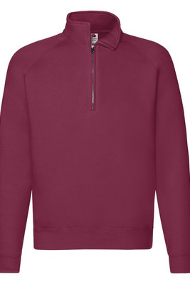 Fruit of the Loom 62-032-0 - Raglansweater met Rits in de hals