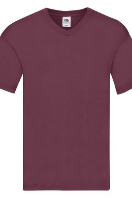 Fruit of the Loom 61-426-0 - Premium Cotton V-Neck T-Shirt for Enhanced Printability
