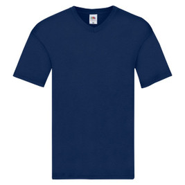 Fruit of the Loom 61-426-0 - Premium Cotton V-Neck T-Shirt for Enhanced Printability