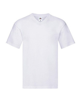 Fruit of the Loom 61-426-0 - Premium Cotton V-Neck T-Shirt for Enhanced Printability
