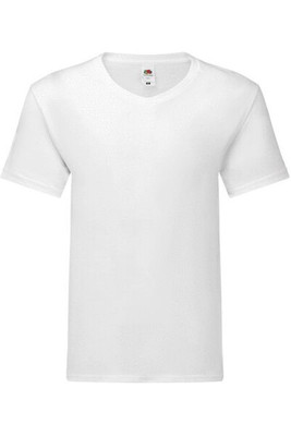 Fruit of the Loom 61-442-0 - Premium Slim Fit V-Neck Cotton T-Shirt