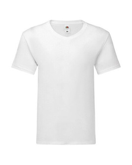 Fruit of the Loom 61-442-0 - Premium Slim Fit V-Neck Cotton T-Shirt