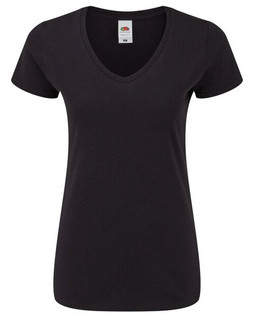 Fruit of the Loom 61-444-0 - Womens Soft Cotton V-Neck Tee with Feminine Fit