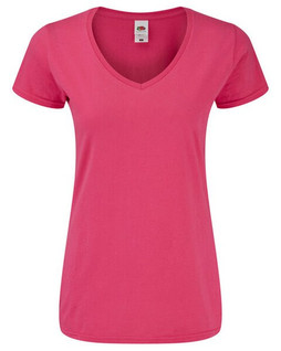 Fruit of the Loom 61-444-0 - Womens Soft Cotton V-Neck Tee with Feminine Fit