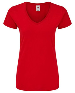 Fruit of the Loom 61-444-0 - Womens Soft Cotton V-Neck Tee with Feminine Fit