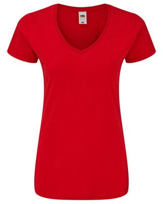 Fruit of the Loom 61-444-0 - Womens Soft Cotton V-Neck Tee with Feminine Fit
