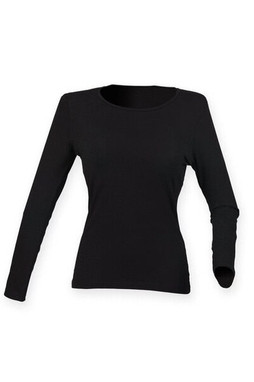 Skinni Fit SK124 - Womens Ultra Soft Long Sleeve Stretch Tee