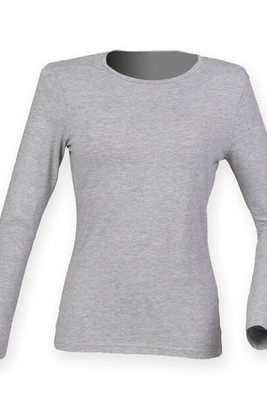 Skinni Fit SK124 - Women's Ultra Soft Long Sleeve Stretch Tee