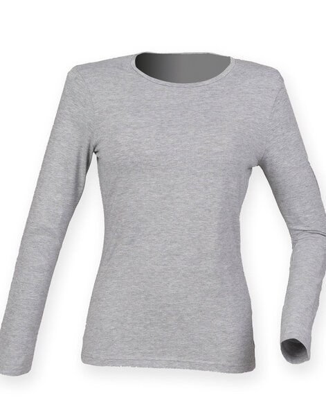 Skinni Fit SK124 - Women's Ultra Soft Long Sleeve Stretch Tee