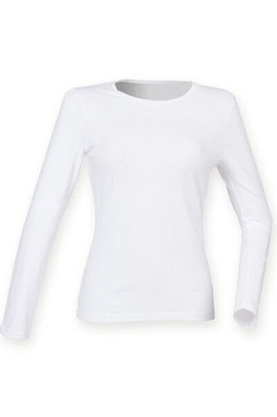 Skinni Fit SK124 - Womens Ultra Soft Long Sleeve Stretch Tee
