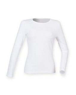 Skinni Fit SK124 - Womens Ultra Soft Long Sleeve Stretch Tee