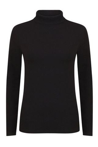 SKINNI FIT SK125 - LADIES FEEL GOOD STRETCH ROLL NECK TOP