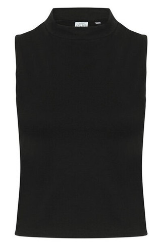 Skinni Fit SK170 - Womens High Neck Cropped Vest with Stretch Fabric