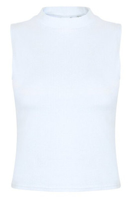 Skinni Fit SK170 - Women's High Neck Cropped Vest with Stretch Fabric