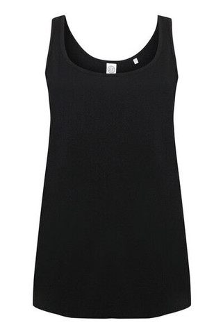 Skinni Fit SK234 - Womens Relaxed Fit Scoop Neck Lounge Vest