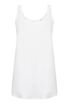 Skinni Fit SK234 - Women's Relaxed Fit Scoop Neck Lounge Vest
