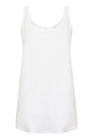 Skinni Fit SK234 - Womens Relaxed Fit Scoop Neck Lounge Vest