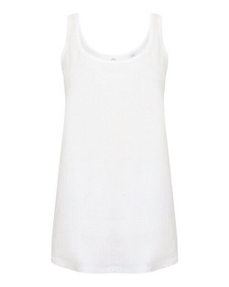 Skinni Fit SK234 - Womens Relaxed Fit Scoop Neck Lounge Vest