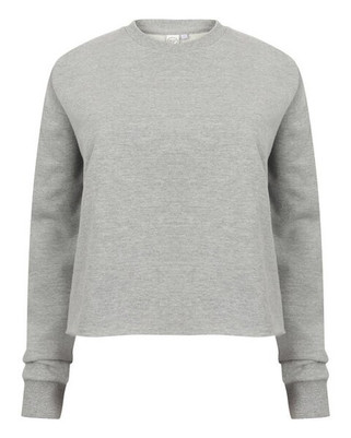 Skinni Fit SK515 - Womens Oversized Cropped Fleece Sweatshirt