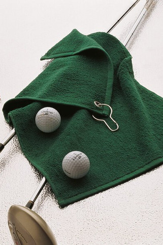 Towel city TC013 - Premium Ringspun Golf Towel with Silver Hook