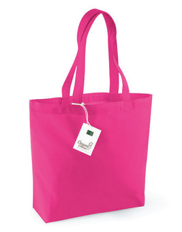 Westford mill W180 - Eco-Friendly Organic Cotton Shopper Tote Bag