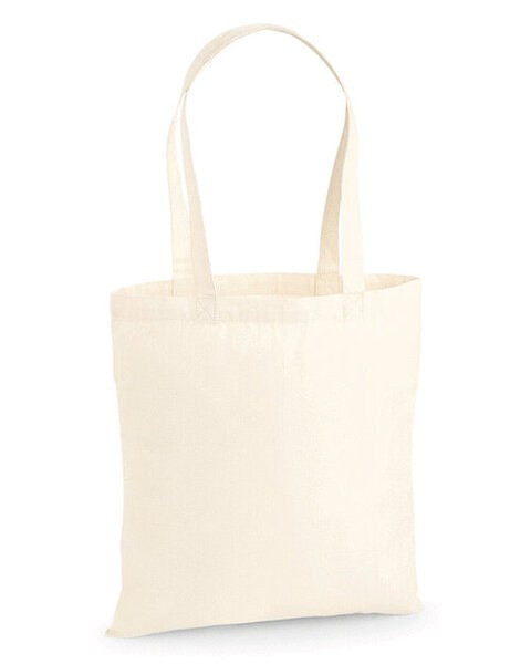 Westford mill W201 - Durable Premium Cotton Tote Bag with Long Handles
