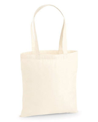 Westford mill W201 - Durable Premium Cotton Tote Bag with Long Handles