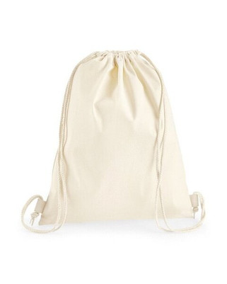 Westford mill W210 - Durable Premium Cotton Drawstring Gym Bag