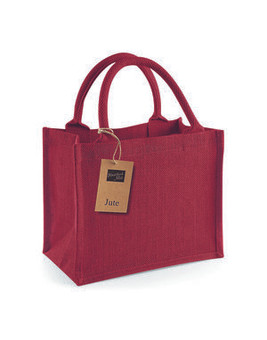 Westford Mill W412 - Jute Mini Gift Bag