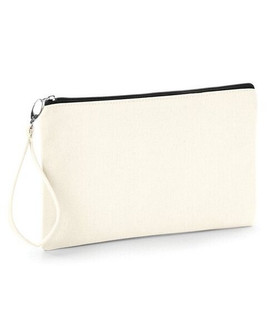 Westford mill W520 - Premium Brushed Cotton Canvas Wristlet Pouch