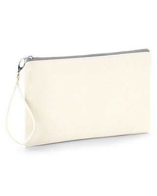 Westford mill W520 - Premium Brushed Cotton Canvas Wristlet Pouch