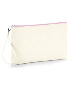 Westford mill W520 - Premium Brushed Cotton Canvas Wristlet Pouch