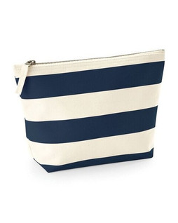 Westford mill W684 - Durable Nautical Striped Canvas Accessory Bag