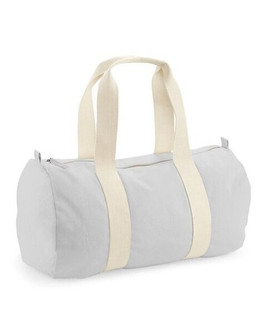Westford mill W814 - Eco-Friendly Organic Cotton Canvas Barrel Bag